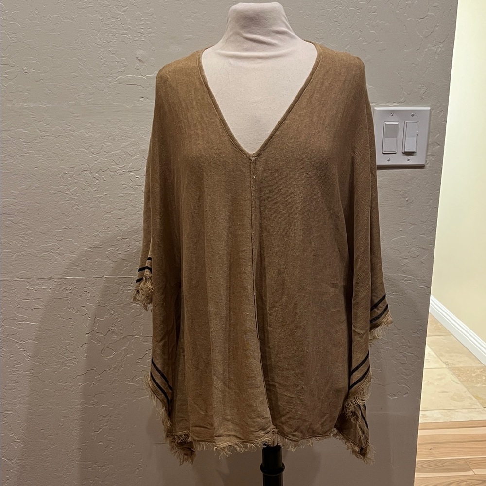 Zara linen poncho XS-S
